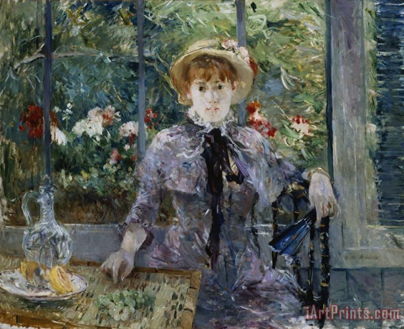 After Lunch painting - Berthe Morisot After Lunch Art Print