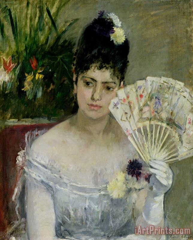 Berthe Morisot At The Ball Art Painting