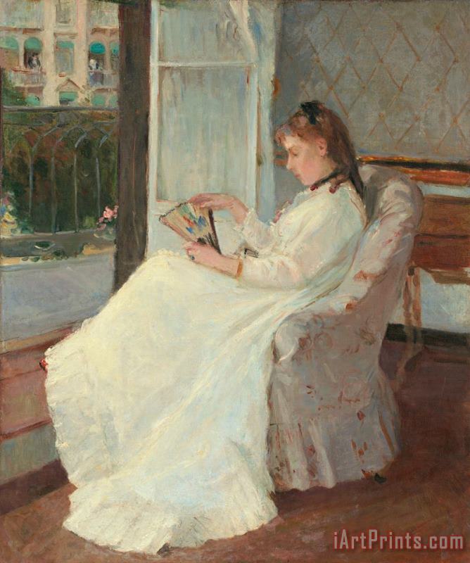 The Artist's Sister At A Window painting - Berthe Morisot The Artist's Sister At A Window Art Print