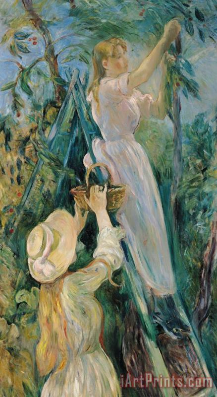 Berthe Morisot The Cherry Picker Art Print