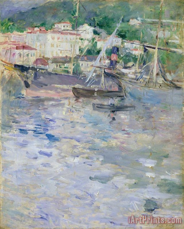 Berthe Morisot The Port at Nice Art Print