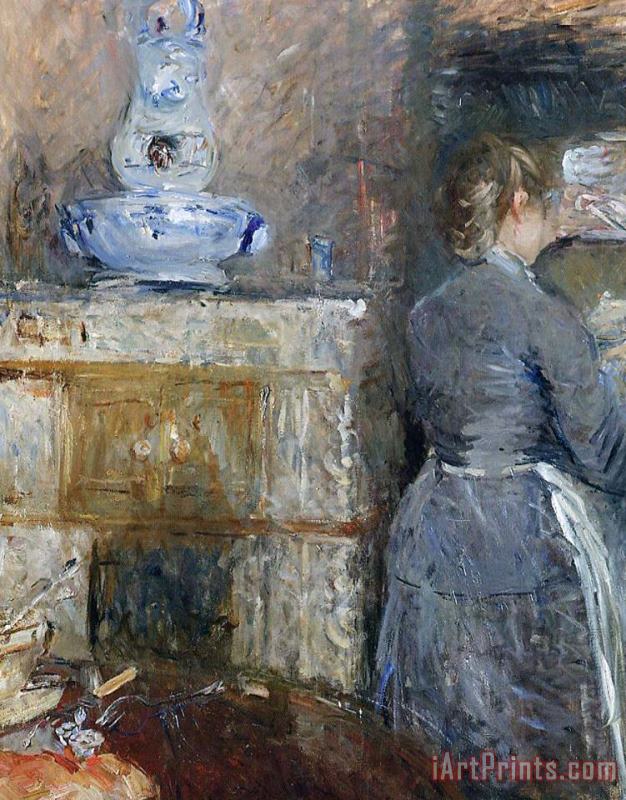 Berthe Morisot The Rouart's Dining Room Art Print