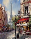 brent heighton - Tour De Eiffel View painting
