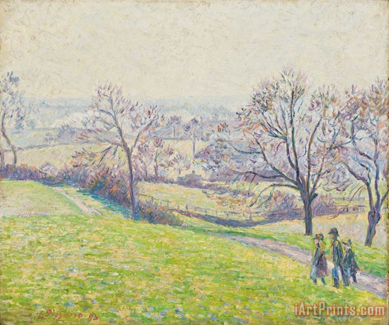 Camille Pissarro Epping landscape Art Print