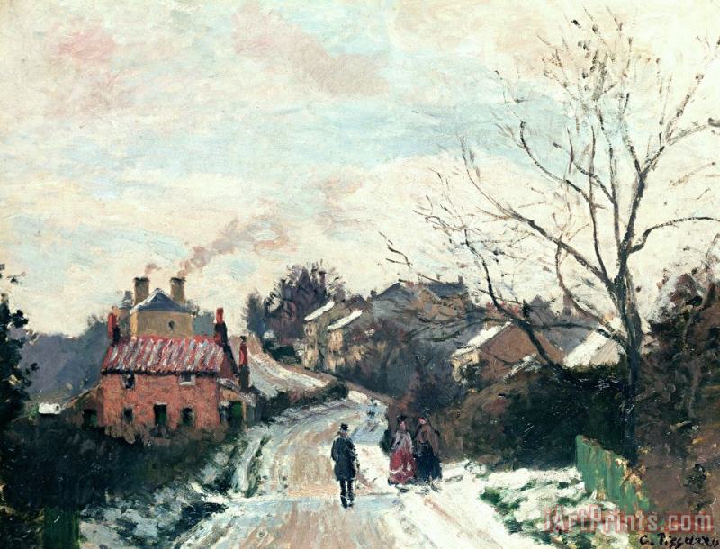 Fox Hill Upper Norwood painting - Camille Pissarro Fox Hill Upper Norwood Art Print