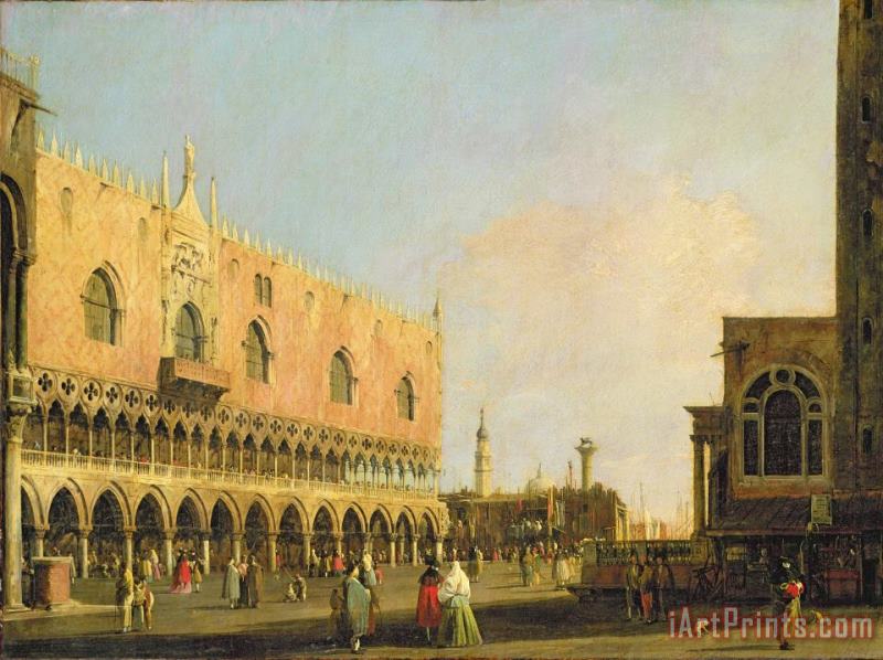 Canaletto View of the Piazzetta San Marco Looking South Art Painting