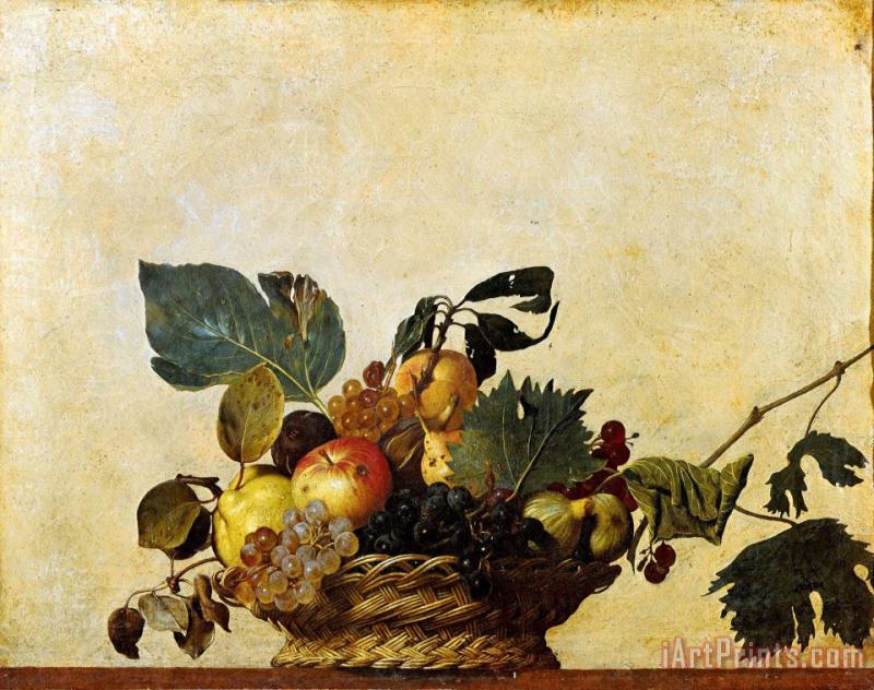 Caravaggio Basket of Fruit Art Print
