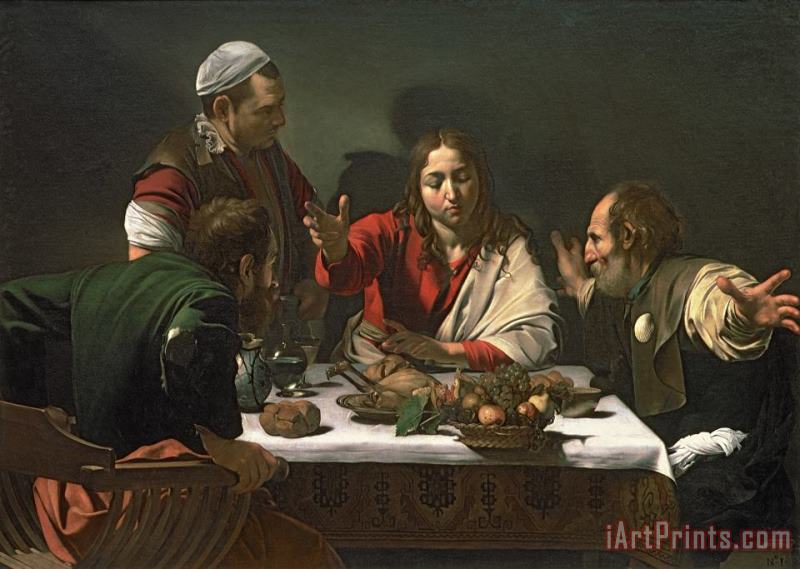 Caravaggio The Supper at Emmaus Art Painting