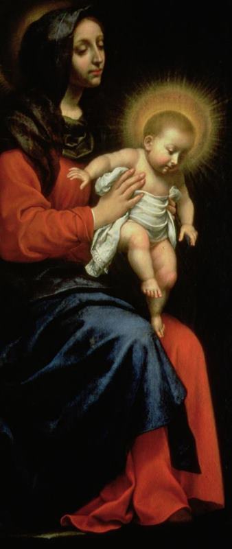 Madonna And Child painting - Carlo Dolci Madonna And Child Art Print