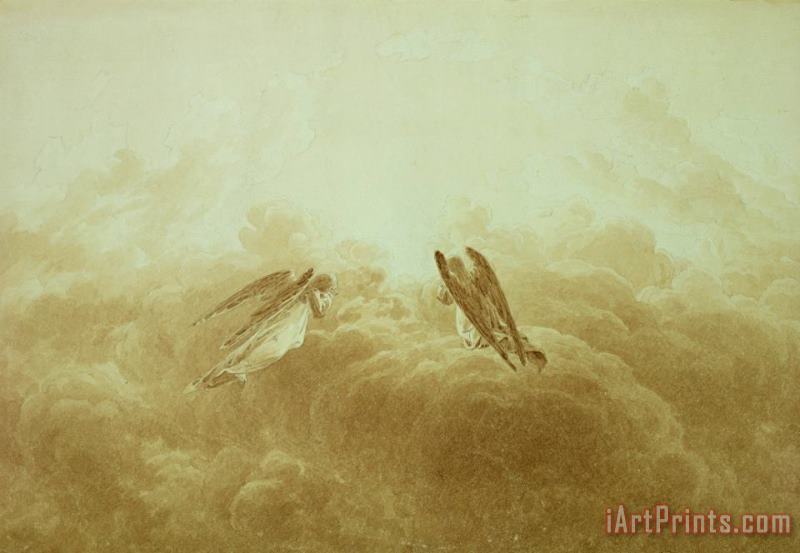Angel in Prayer painting - Caspar David Friedrich Angel in Prayer Art Print