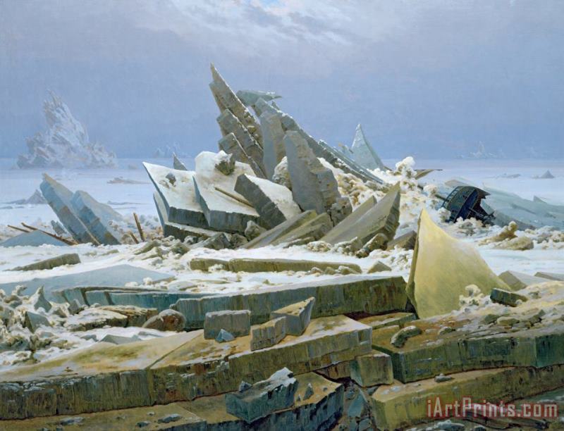 Caspar David Friedrich The Polar Sea Art Painting