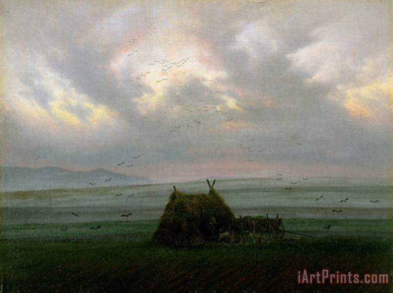 Caspar David Friedrich Waft of Mist Art Painting
