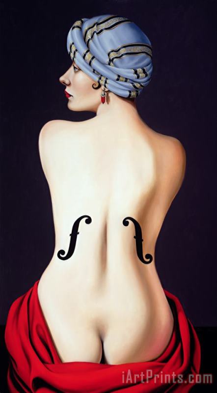 Catherine Abel Homage to Man Ray Art Painting