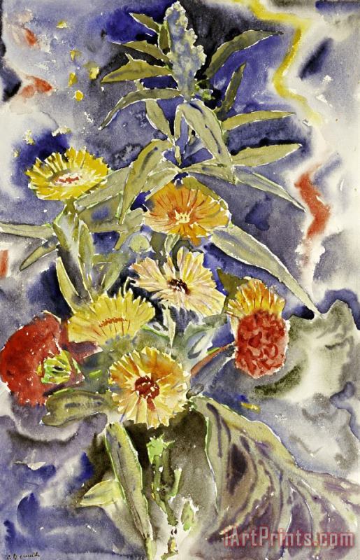 Charles Demuth Spray of Flowers Art Print