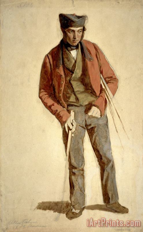 Charles Lees Allan Robertson, Fl. 1847. Golf Ball Maker Art Painting
