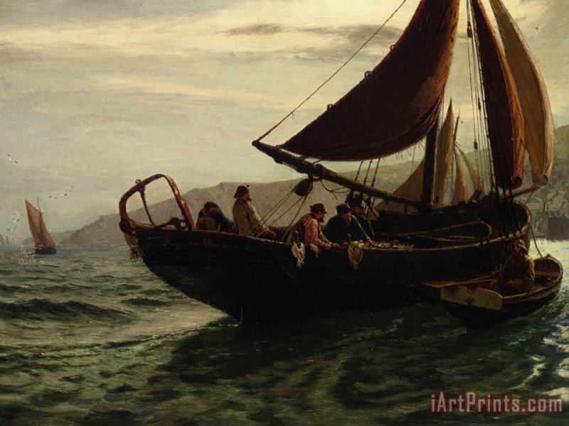 Charles Napier Hemy The Trawler Art Print