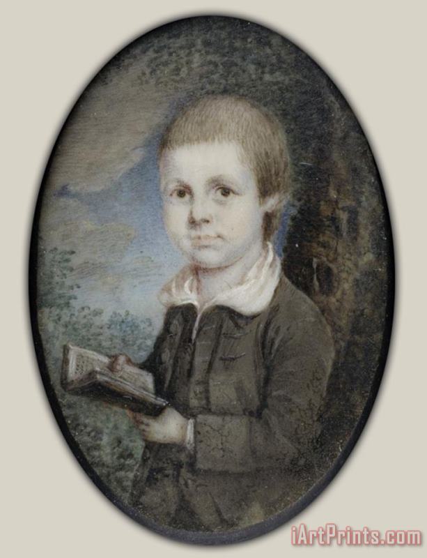 Charles Willson Peale Portrait of a Young Boy Art Painting