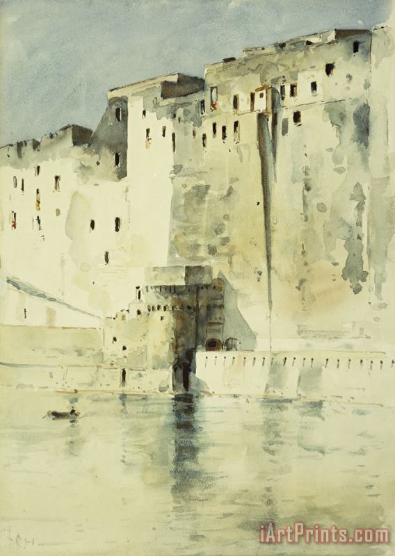 Childe Hassam Old Fortress Naples Art Print