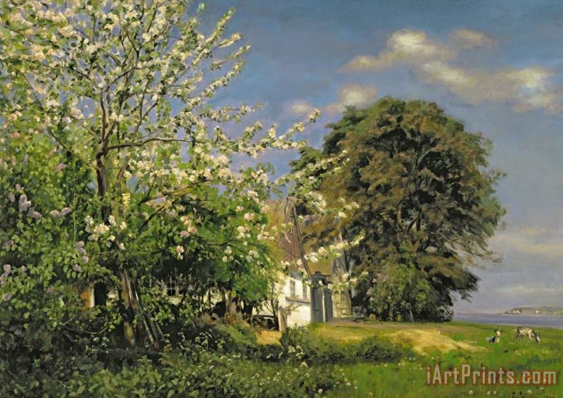 Christian Zacho Spring Blossom Art Painting