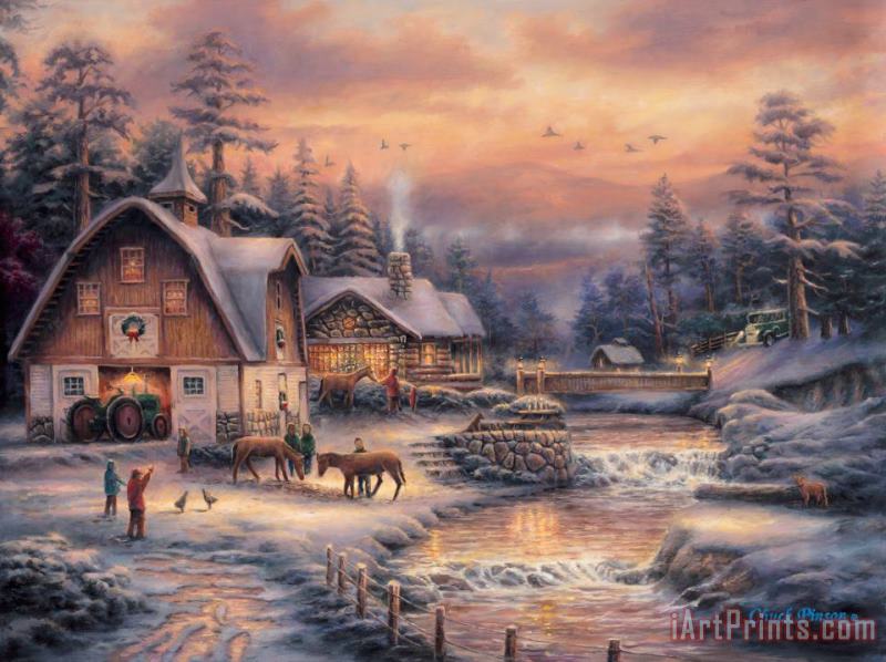Chuck Pinson Country Holidays 2 Art Painting
