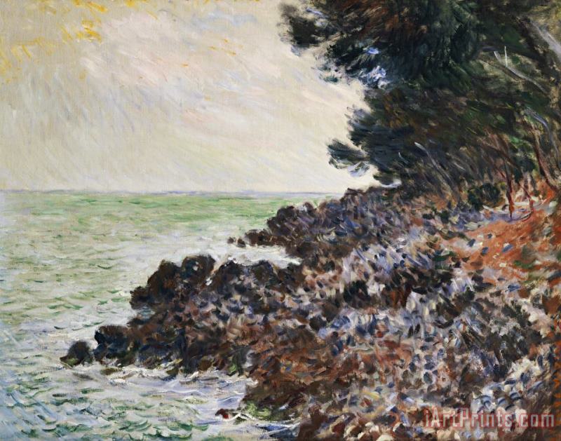 Cap Martin painting - Claude Monet Cap Martin Art Print