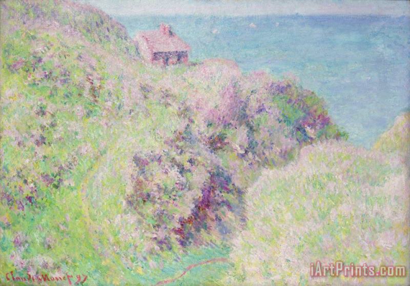 Claude Monet Customs House At Varengeville Art Print