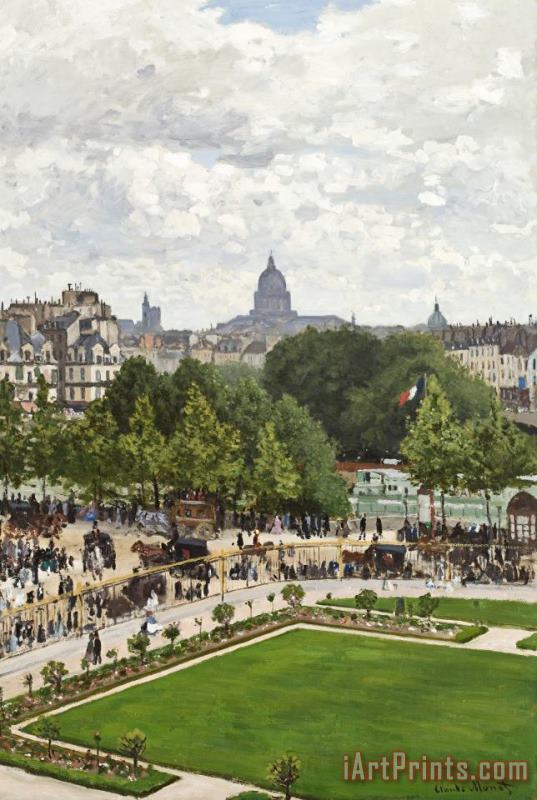 Claude Monet Garden of the Princess Art Painting
