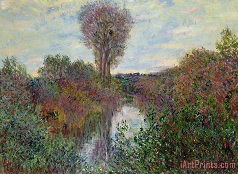 Claude Monet Small Branch of the Seine Art Painting