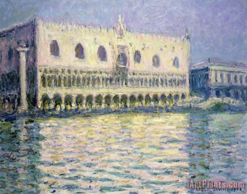 The Ducal Palace painting - Claude Monet The Ducal Palace Art Print