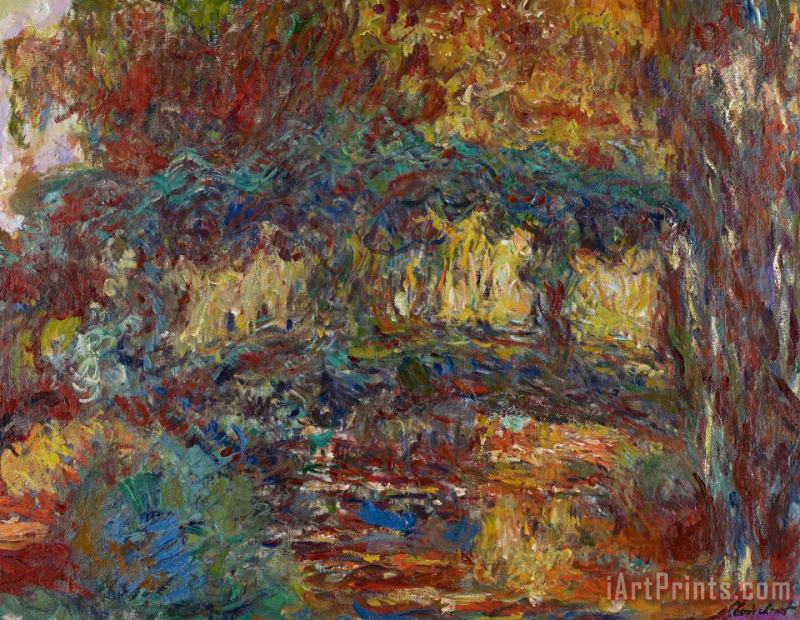 Claude Monet The Japanese Bridge Art Painting