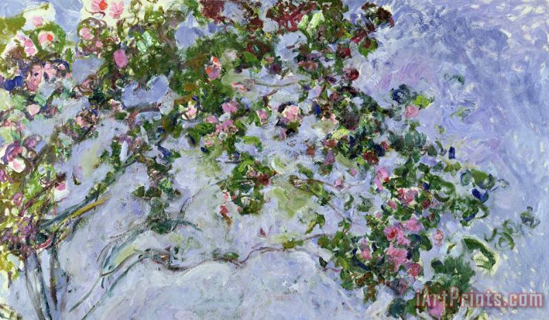 Claude Monet The Roses Art Print