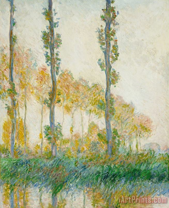 Claude Monet The Three Trees Art Print