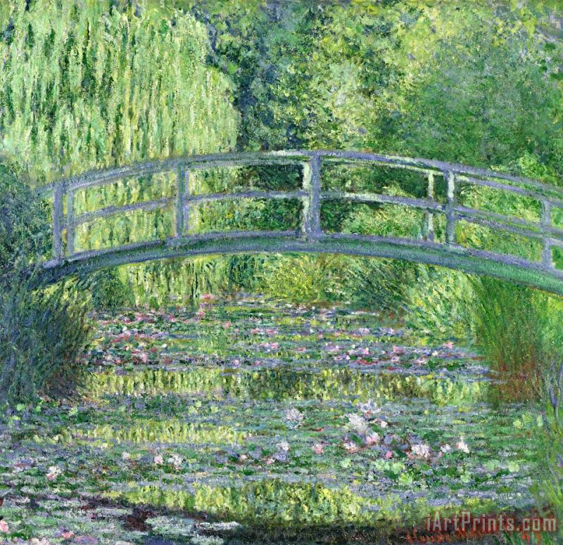Claude Monet The Waterlily Pond Art Print