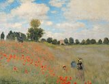 Claude Monet - Wild Poppies near Argenteuil painting