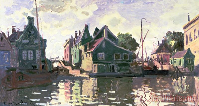 Claude Monet Zaandam Art Print