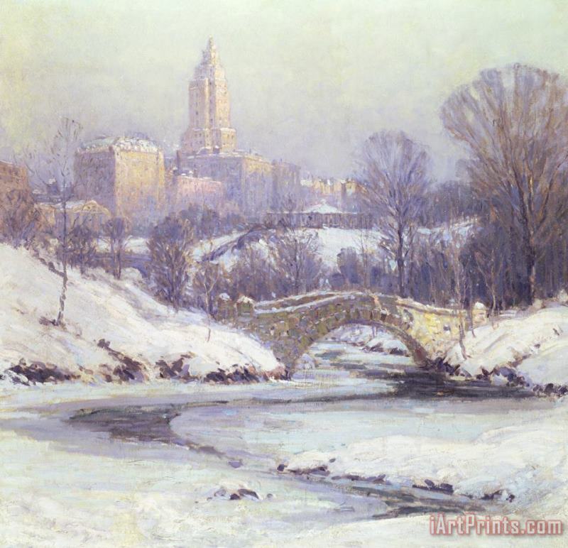 Colin Campbell Cooper Central Park Art Painting