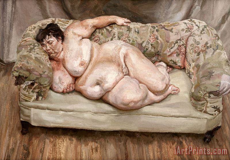 Collection Benefits Supervisor Sleeping by Lucian Freud Art Print
