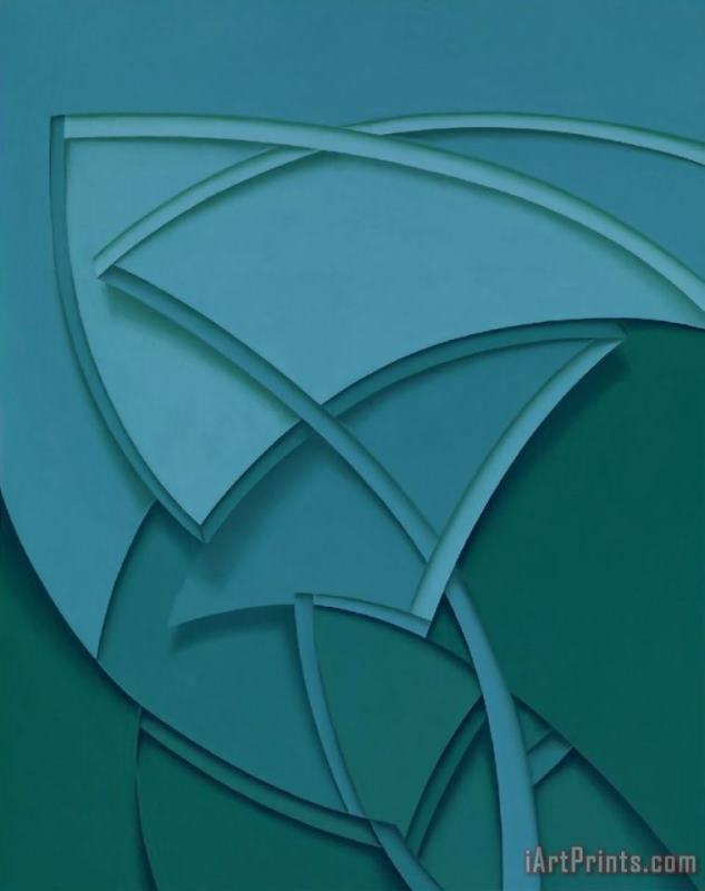 London Tomma Abts painting - Collection London Tomma Abts Art Print