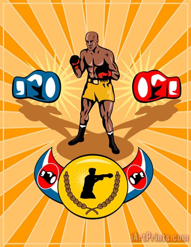 Collection 10 Boxer Boxing poster Art Painting