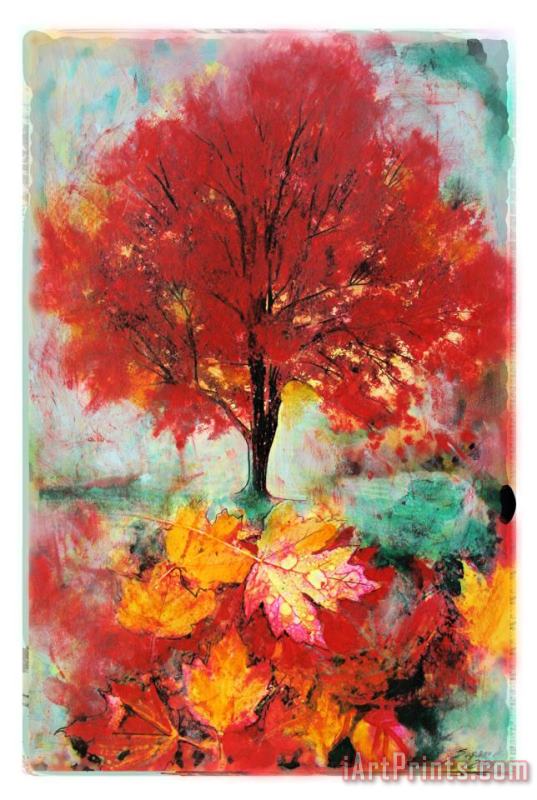Collection 8 Autumn glow Art Print