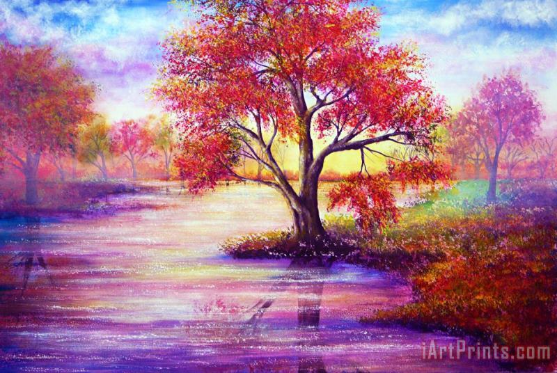 Collection 9 Autumn Waters Art Painting