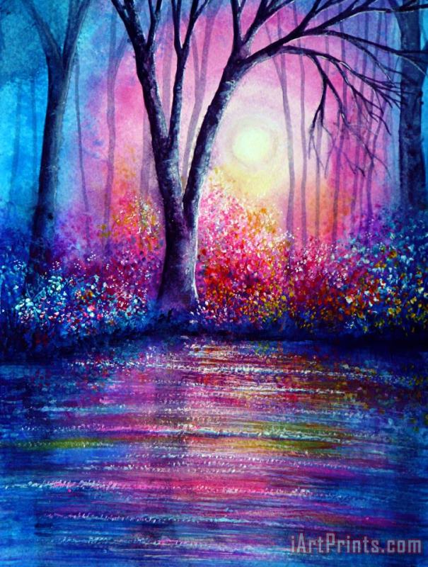 Collection 9 Blue Evening Art Painting