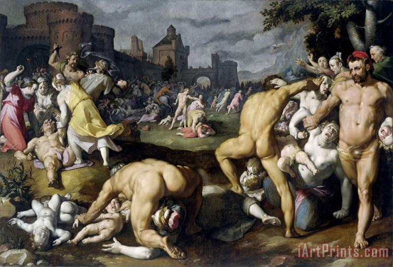 Cornelis Cornelisz. van Haarlem The Massacre of The Innocents Art Print
