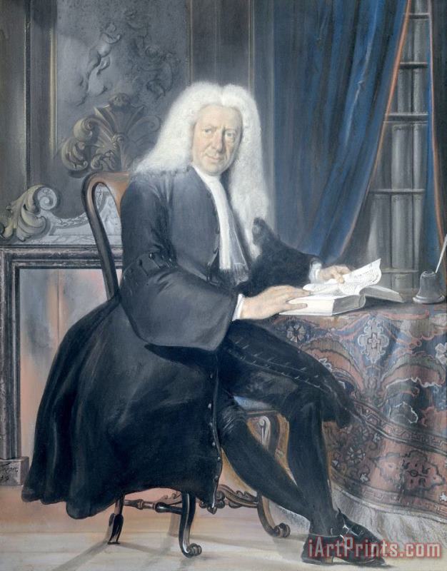 Carel Bouman (1673 1747). Tabaksfactor Te Amsterdam En Dichter painting - Cornelis Troost Carel Bouman (1673 1747). Tabaksfactor Te Amsterdam En Dichter Art Print