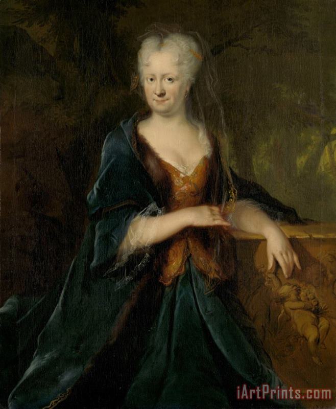 Cornelis Troost Portrait of Louise Christina Trip, Wife of Gerrit Sichterman Art Print