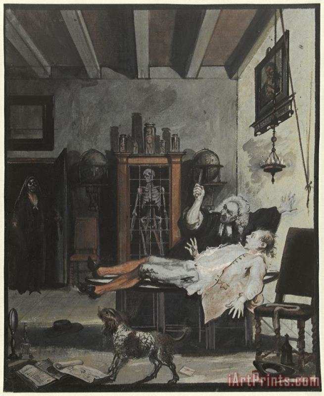 Cornelis Troost Scene Uit Het Blijspel Krispijn Medicijn Art Painting