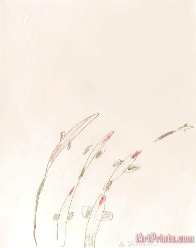 Untitled painting - Cy Twombly Untitled Art Print