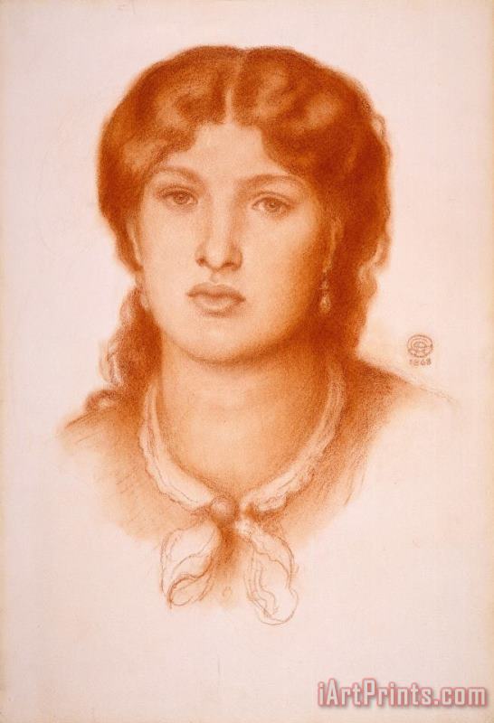 Fanny Cornforth painting - Dante Gabriel Rossetti Fanny Cornforth Art Print