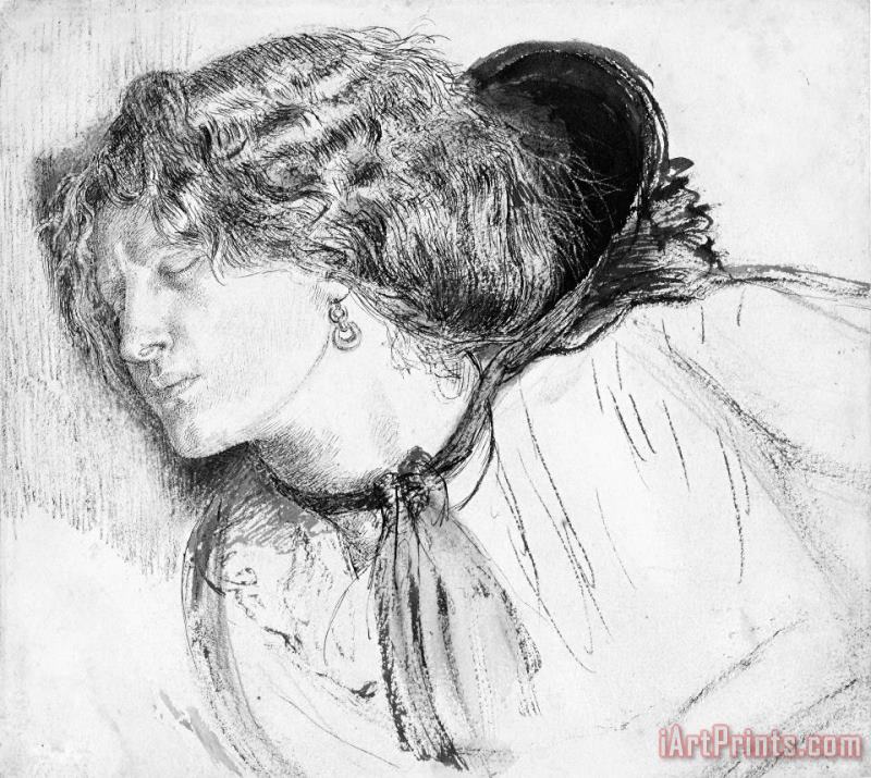 Found 2 painting - Dante Gabriel Rossetti Found 2 Art Print