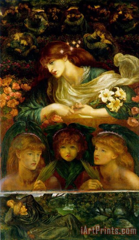 Dante Gabriel Rossetti The Blessed Damozel Art Painting